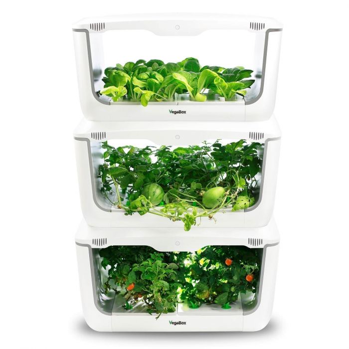 LED Planter Box White NEW VegeBox Table Hydroponic Growing System