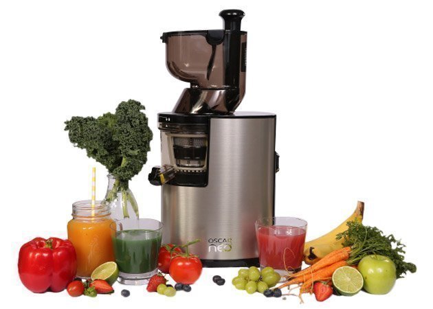 Commercial Warranty Stainless Steel 250W Power Juicer Professional Slow Juicer Oscar Neo XL Whole Fruit Juicer Wide Mouth Juice Extractor