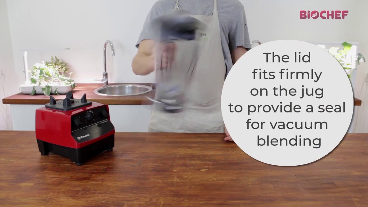 Turn your vitamix into a vacuum blender with BioChef Vacuum Kit