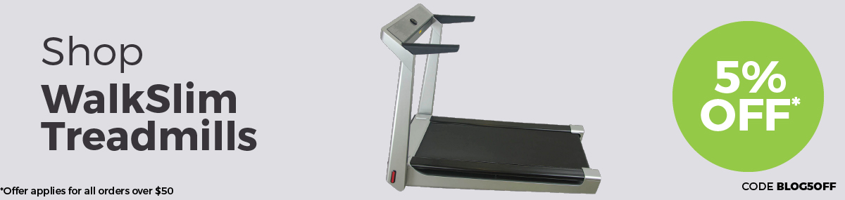 Lose weight at home with WalkSlim Walking Treadmill 